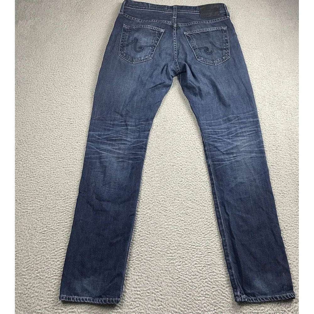 AG Adriano Goldschmied The Everett Jeans Mens 31R Blue Slim Straight Denim
